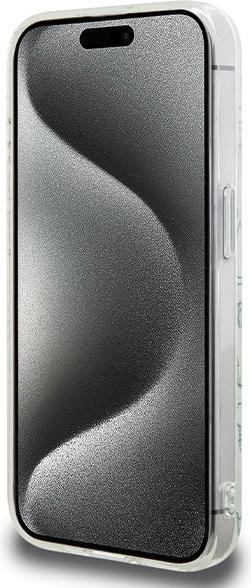 Actual product image Lacoste LCHMP15XUREH iPhone 15 Pro Max 6.7" biały/white hardcase Double Layer Repeat MagSafe (Apple iPhone 15 Pro Max)