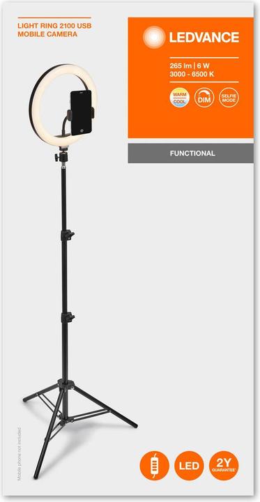 Image du produit Ledvance Mobile Camera Light Ring (éclairage annulaire)
