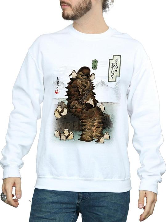 Produktbild Star Wars The Last Jedi Japanese Chewbacca Porgs Sweatshirt (XXL)