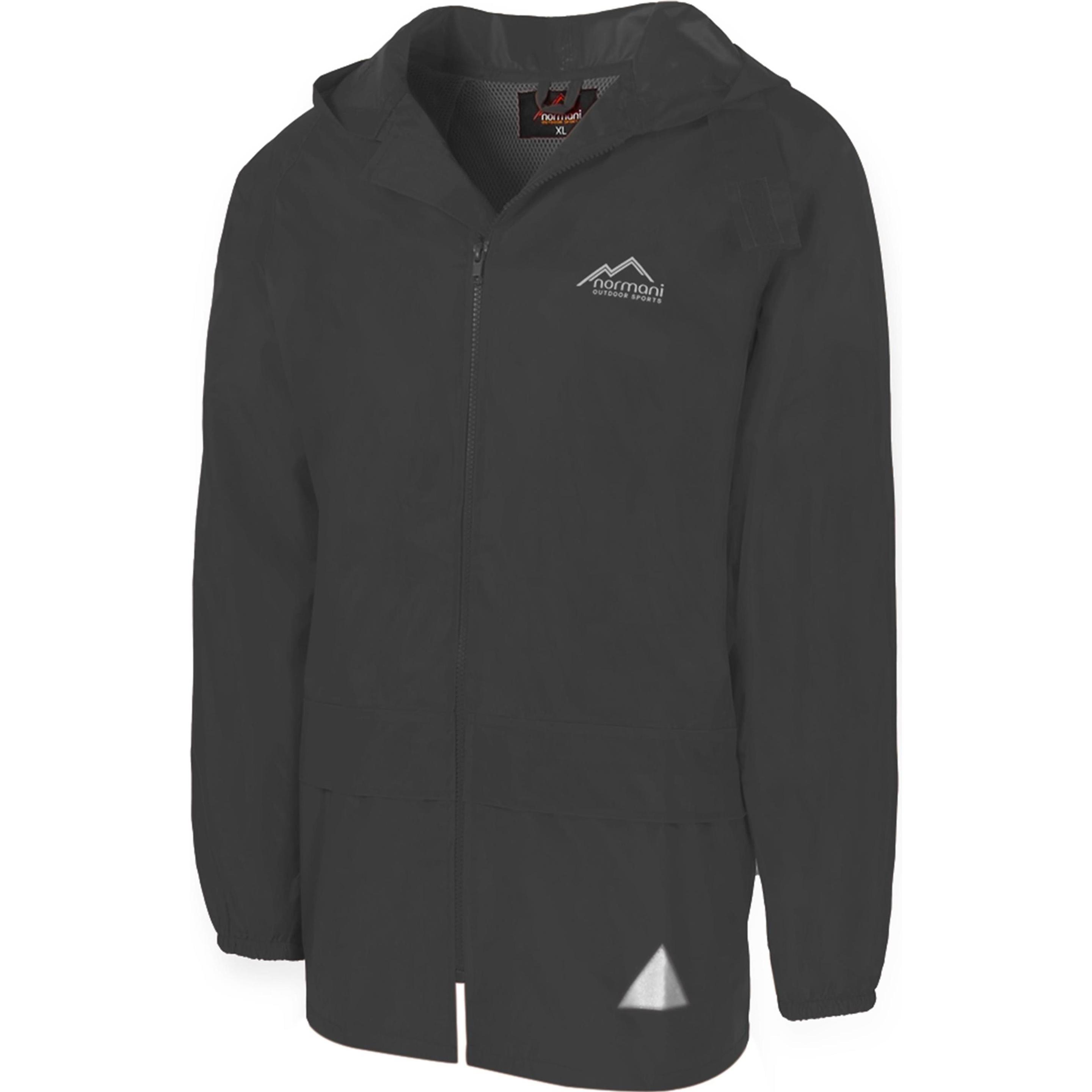 Normani, Herren, Jacke, Regenjacke Tampere - 1233 (XL), Schwarz, XL