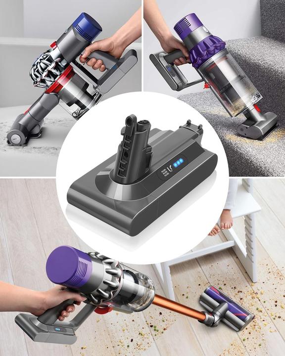 Actual product image Waitley Ersatzakku für Dyson V10 Staubsauger