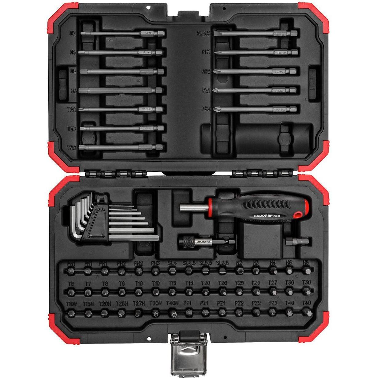 Gedore, Bits, Bit-Satz 1/4 67tlg BMC