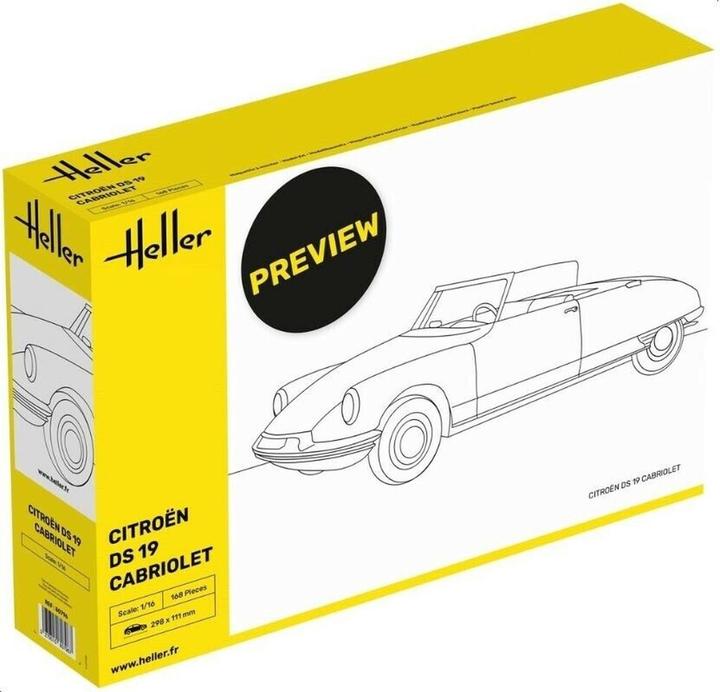 Image du produit Heller Citroen DS 19 Cabriolet