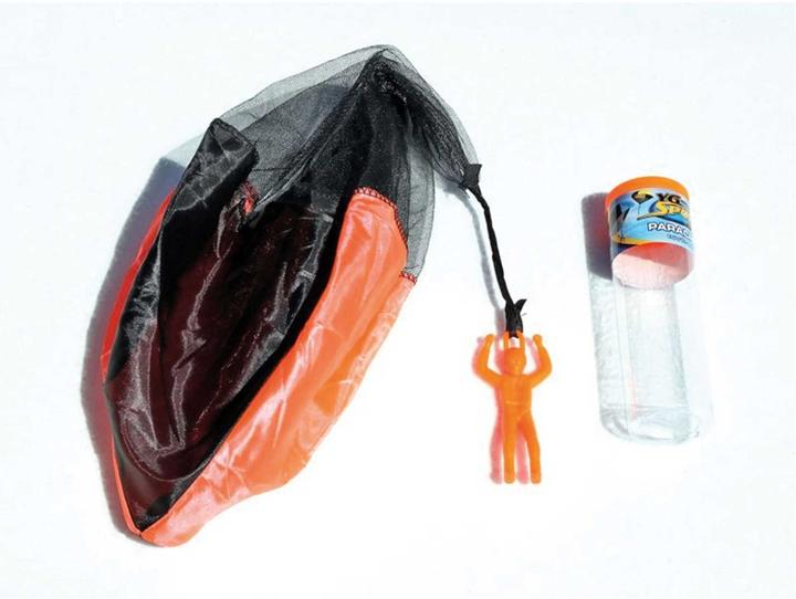 Modellbau Lindinger fallschirmspringer konrad orange