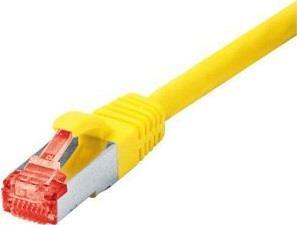 Produktbild Tecline Patchkabel S-STP (PIMF), Cat 6, gelb, 7,5 m Patchkabel mit besonders schmalem Knickschutz (S/FTP, CAT6e, 7 m)