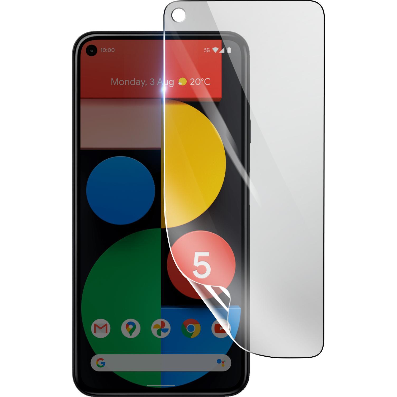 3MK Hydrogel Bildschirmfolie für Google Pixel 5 (1 Stück, Google Pixel 5), Smartphone Schutzfolie, Transparent
