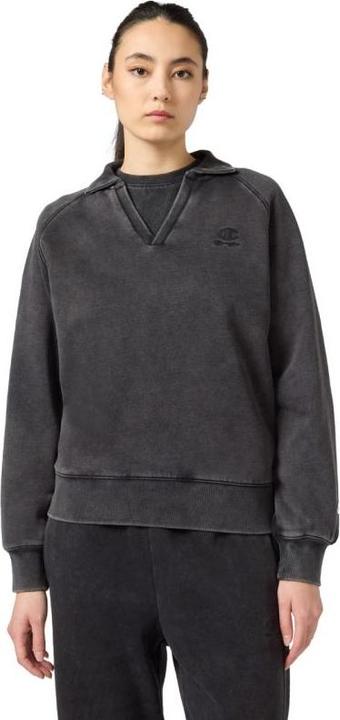 Produktbild Champion graues Damen-Sweatshirt mit Rollkragen (L)