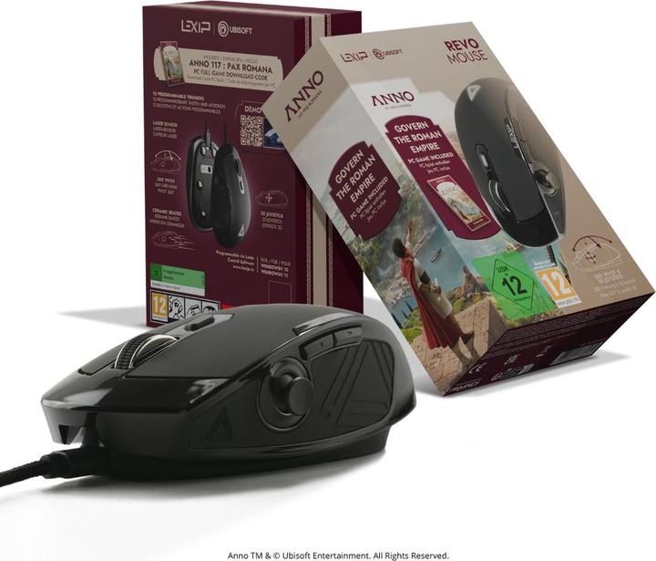 Immagine prodotto Lexip X UBISOFT ANNO 117 Bundle 3D Mouse + PC Game Key (Cablato)