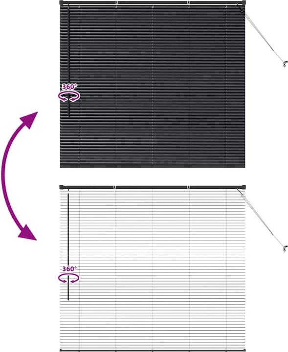 Produktbild vidaXL Balkenjalousien (130 x 150 cm)