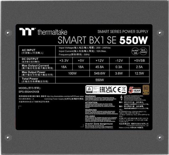 Produktbild Thermaltake Smart BX1 SE 550W (550 W)