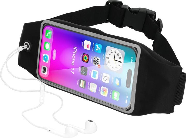Mobiparts Comfort Fit Sport Belt Apple iPhone 17 Black