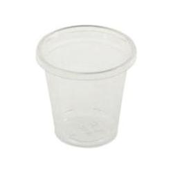 Multi, Stoviglie usa e getta, Plastglas 3 cl szklanka do shotów Ø45xH45mm PLA Clear 30 pk x 100 pz/krt (100x)