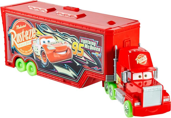 Image du produit Mattel Glow Racers Transforming Mack Playset