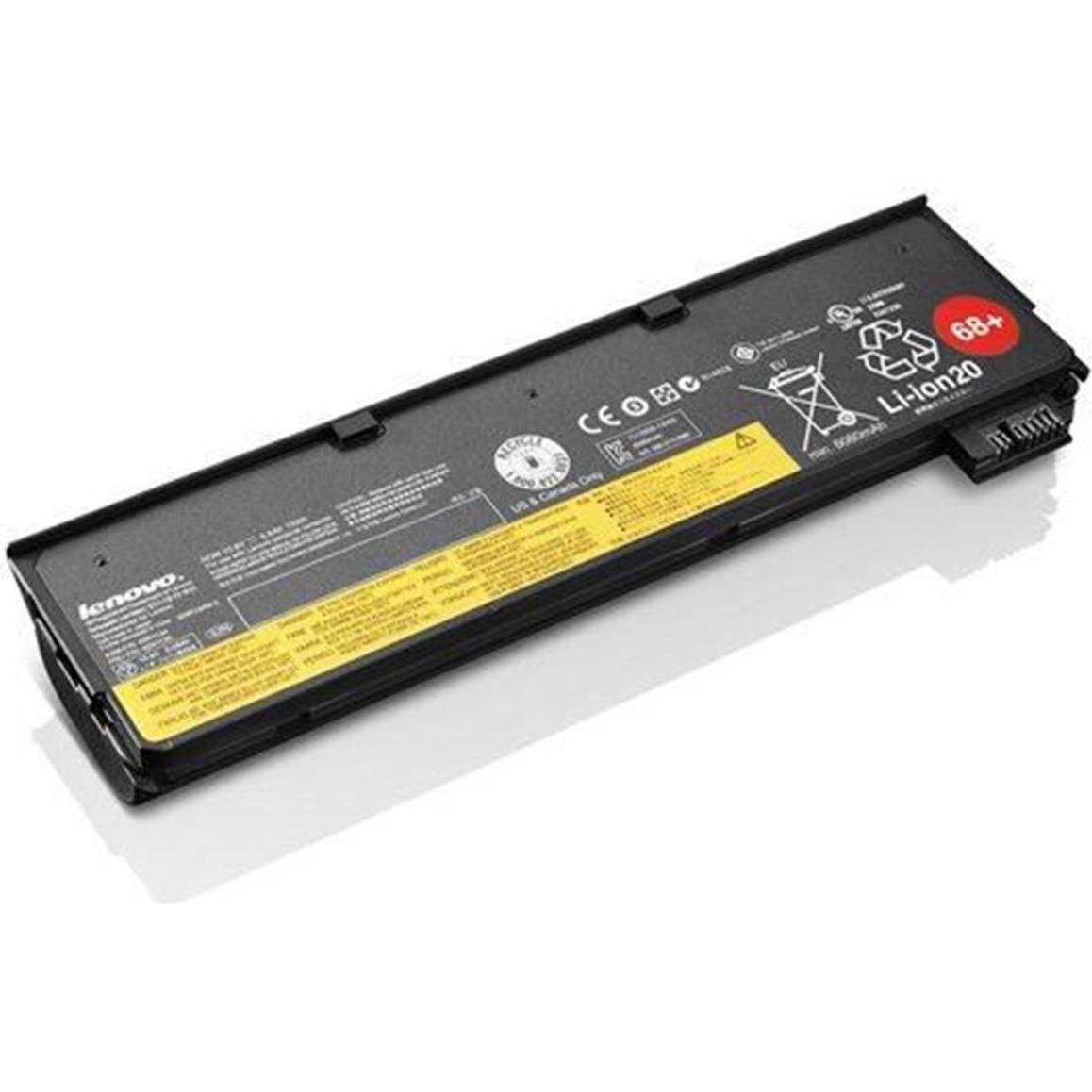 Lenovo ThinkPad Battery 68+ (6 Zellen, 6040 mAh), Notebook Akku, Schwarz