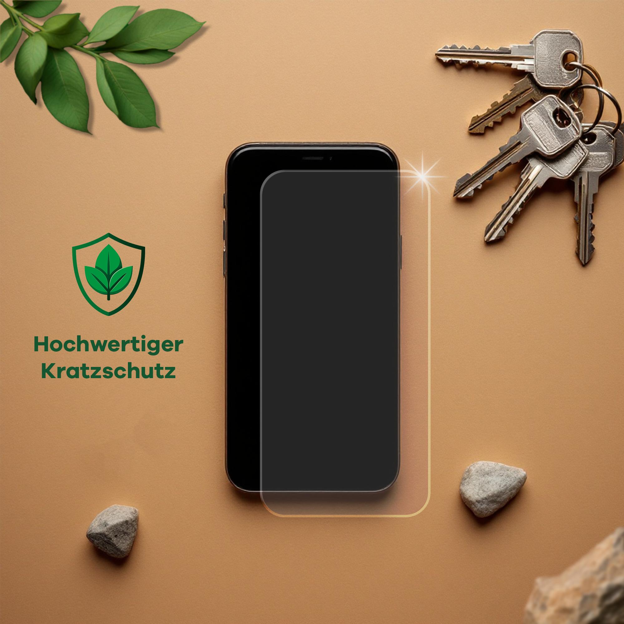 ScreenLeaf Schutzfolie nachhaltiger Displayschutz Display Schutz Folie Klar Transparent (2 Stück, Samsung Galaxy A56), S...