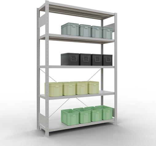 Actual product image Schulte Lagertechnik MULTIplus250 basic racking system with cross braces