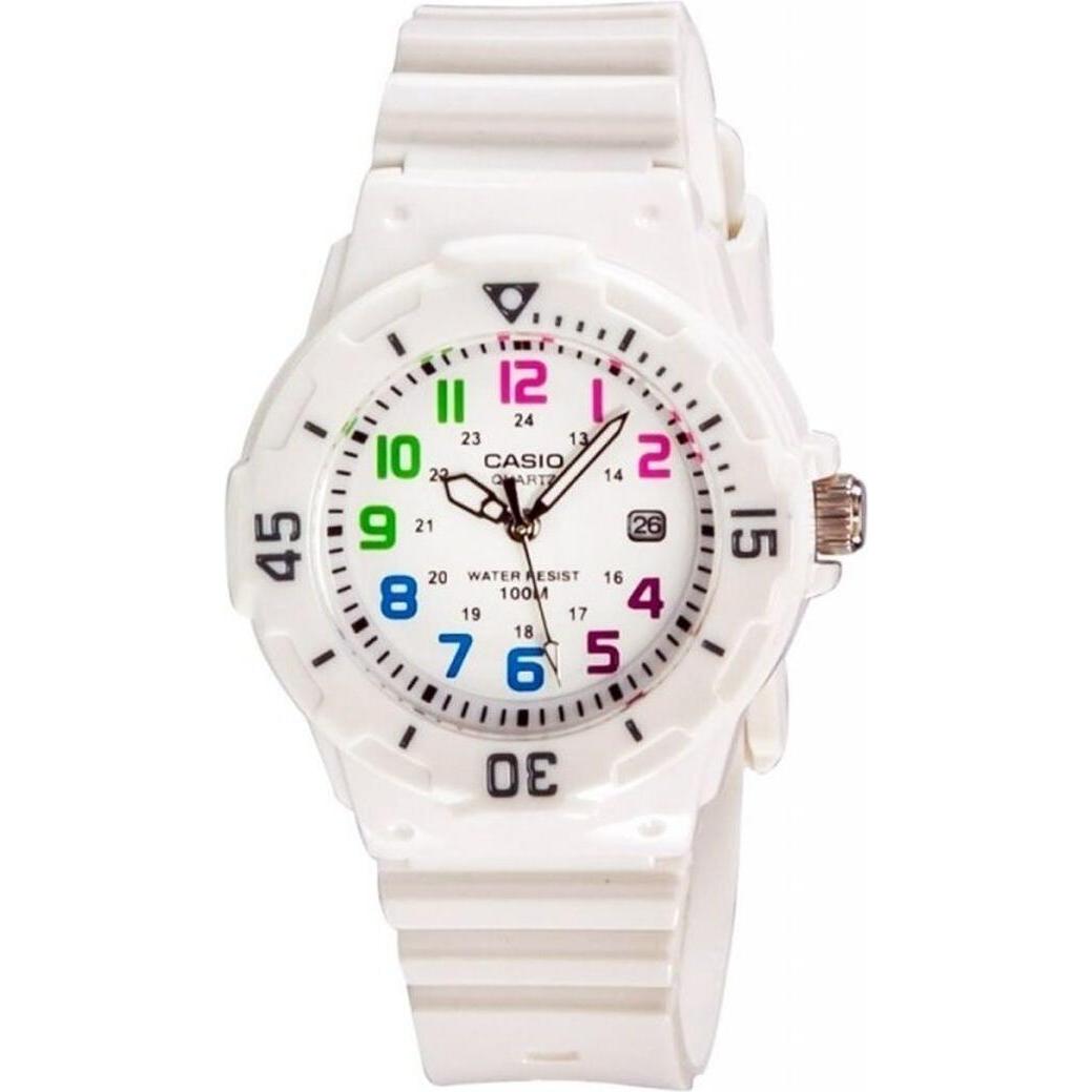 Casio Bianco Orologio Da Polso, Collection, (Orologio Sportivo, 33 Mm)