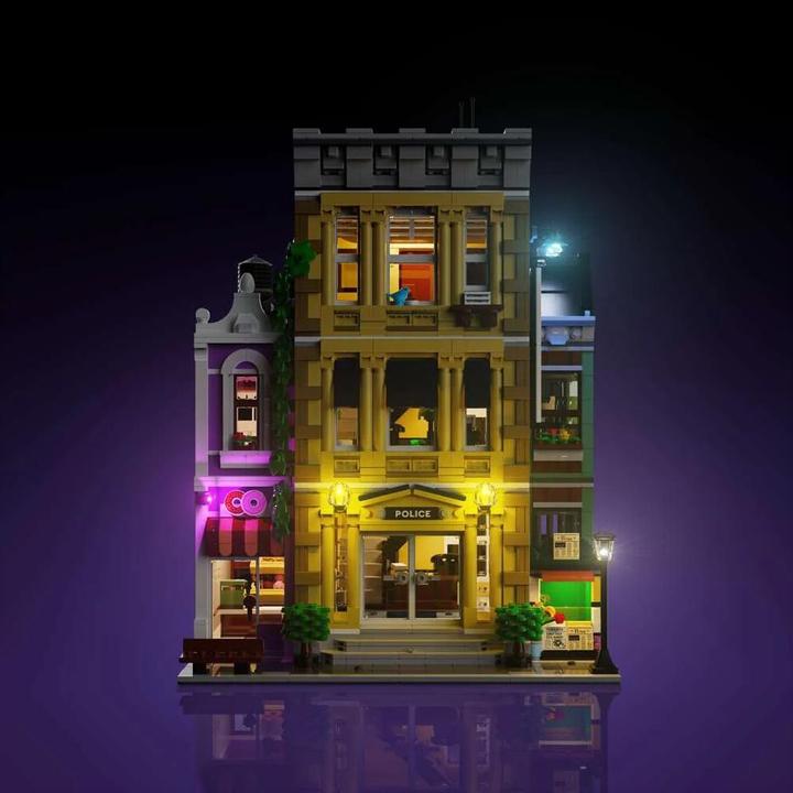 Immagine prodotto Light my bricks LMB 2.0 Kit di illuminazione a LED per LEGO® 10278 Stazione di Polizia