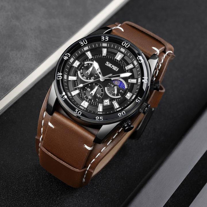 Image du produit Skmei 9249BNBK Herrenuhr + BOX (Horloge analogique, 50 mm)