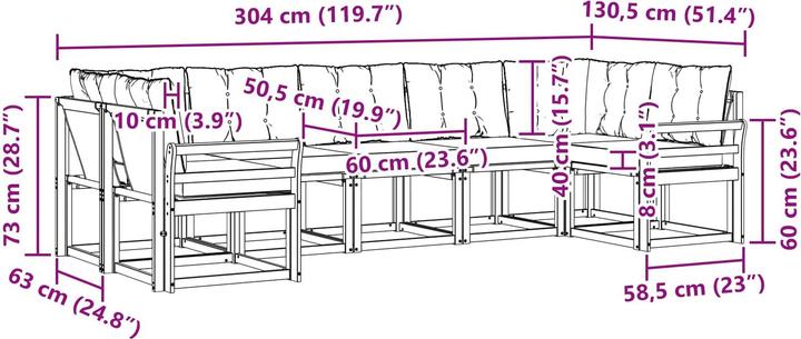 Produktbild vidaXL Sofa Set