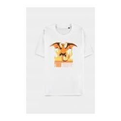 Difuzed, Uomini, Maglietta, POKEMON - Dracaufeu #006 - Maglietta Homme (2XL), Multicolore, (XXL)