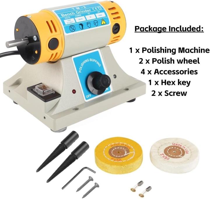 Produktbild ‎Hililand Poliermaschine-Set, 350W (Exzenterpolierer, 350 W)
