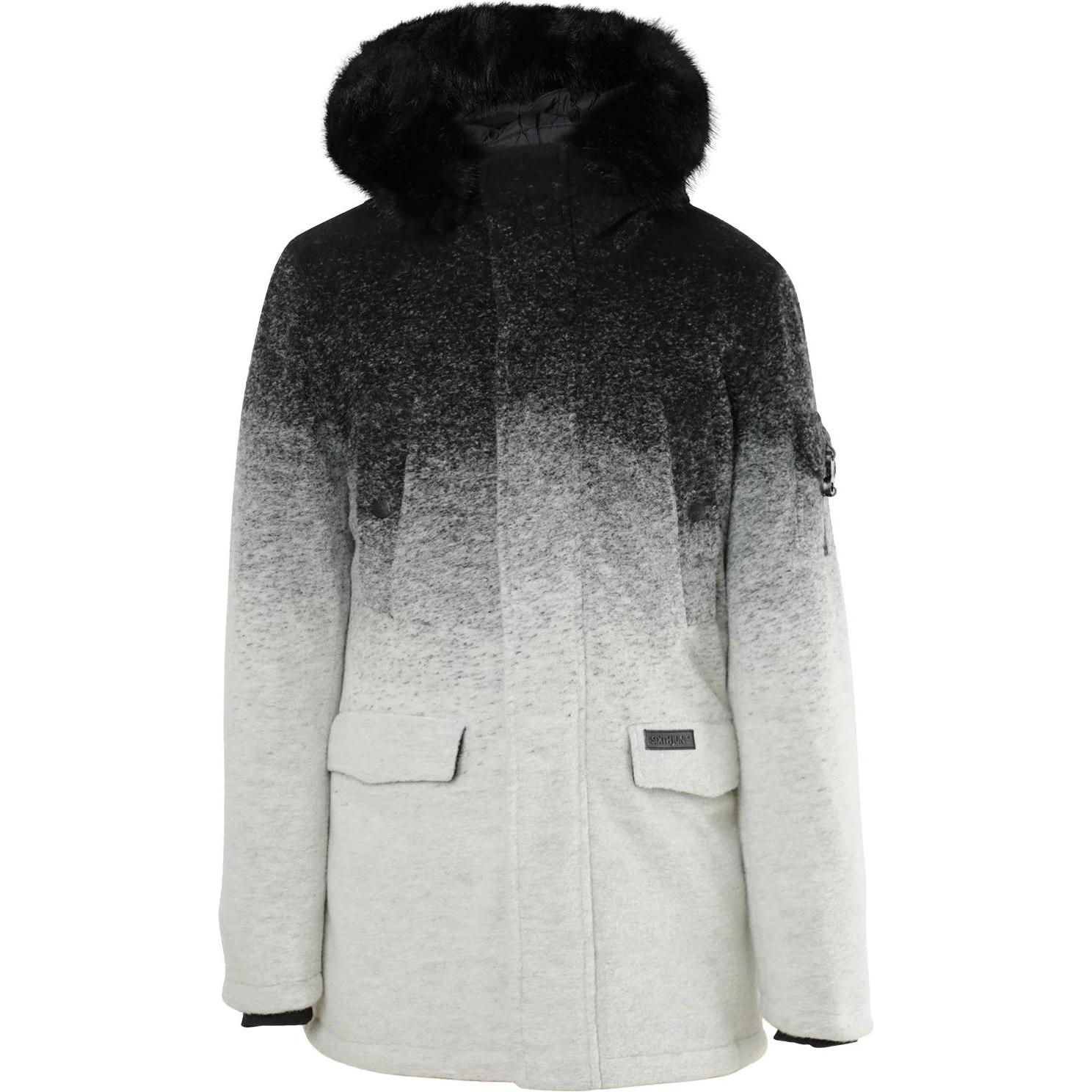 Sixth June, Herren, Jacke, parka tie dye (M), Schwarz, M