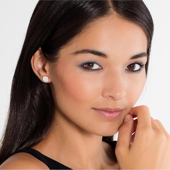 Produktbild Thomas Sabo Ohrstecker Classic Pavé Weiss (Silber)