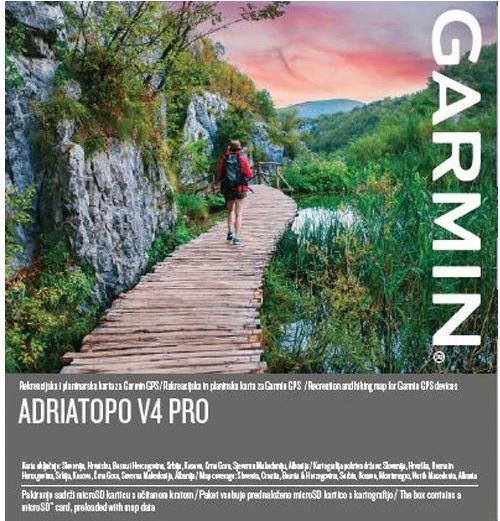 Actual product image Garmin Micro SD/SD AdriaTOPO v4 PRO