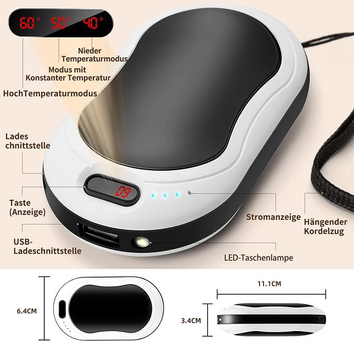 Actual product image Lomvset Electric Hand Warmer
