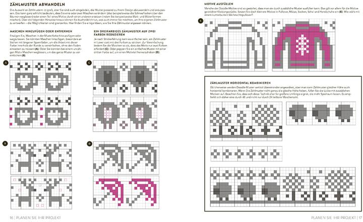 Actual product image Doodle-Motive stricken. Die Mustersammlung (German, Helene Weinold, Jamie Lomax, 2025)