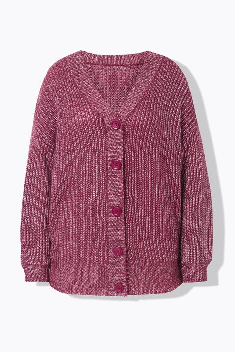 Miamoda Strickjacke mit Glitzergarn, Loose Fit