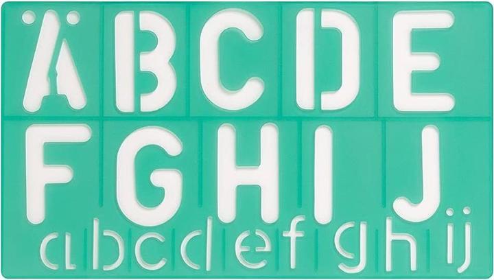 Actual product image Linex Lettering stencil standard (Plastic)
