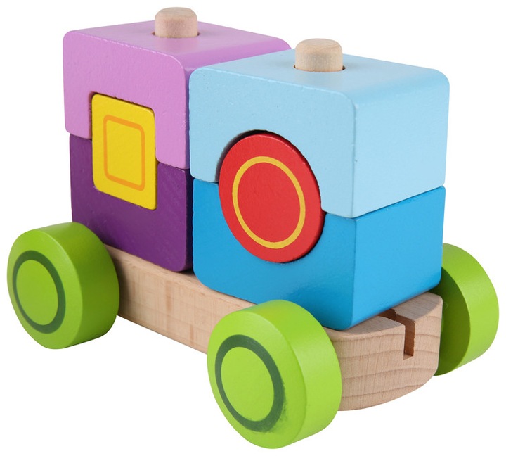 Produktbild Hape Fantasiebausteine Eisenbahn 17tlg.