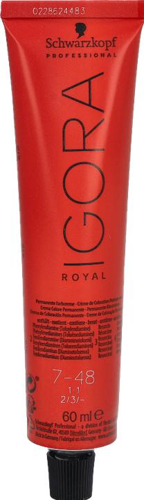 Produktbild Schwarzkopf Professional 7-48 Mittelblond Beige Rot Igora Opulescence 60 (7-48)