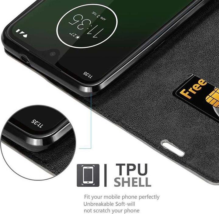 Image du produit Cadorabo Book Couverture magnétique invisible (Motorola Moto G7, Motorola Moto G7 Plus)