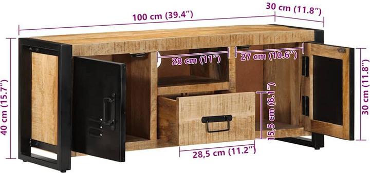 Image du produit vidaXL TV-Schrank (100 x 30 x 40 cm)