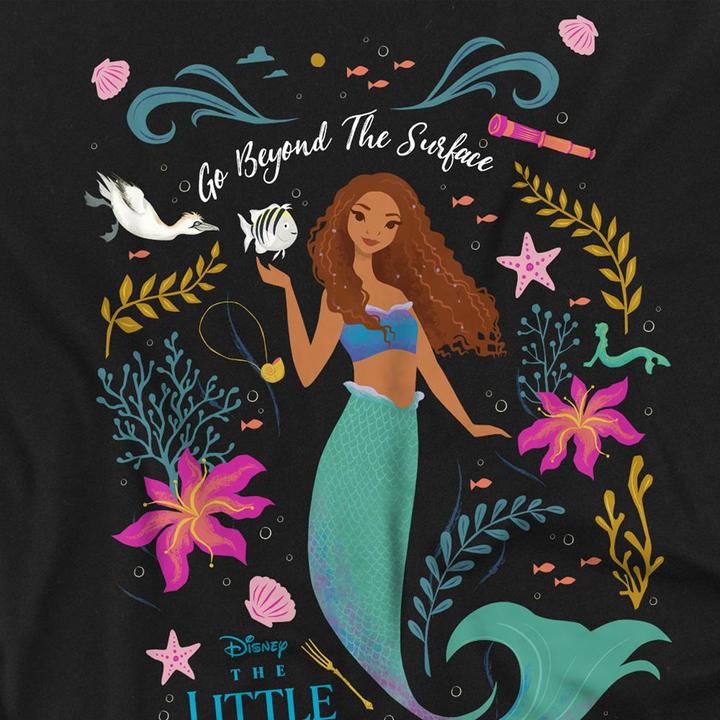 Image du produit The Little Mermaid - T-shirt GO BEYOND THE SURFACE - Adulte