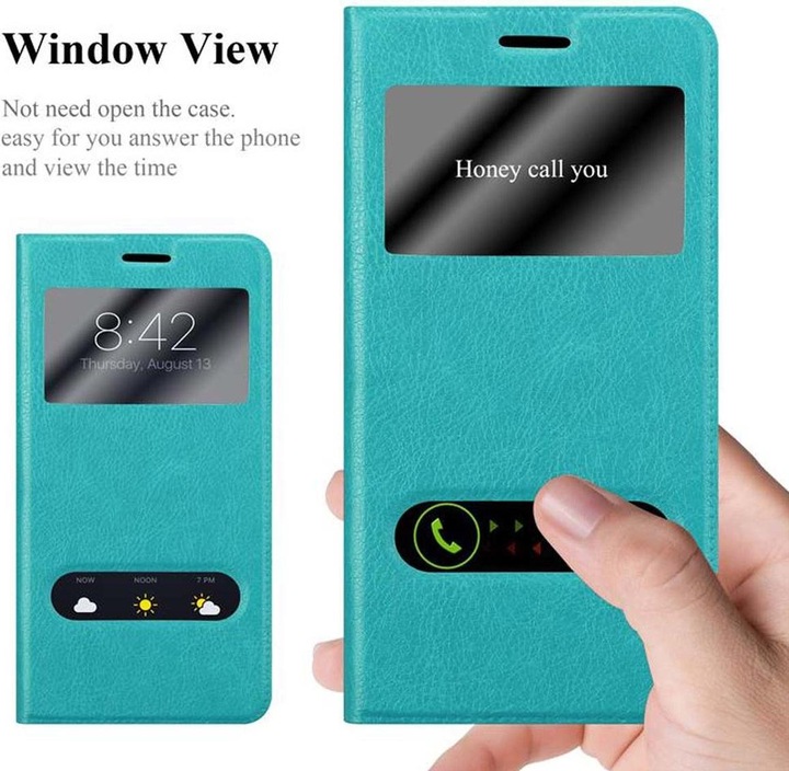 Produktbild Cadorabo Book mit View Doppelfenster Cover (Honor 5C)