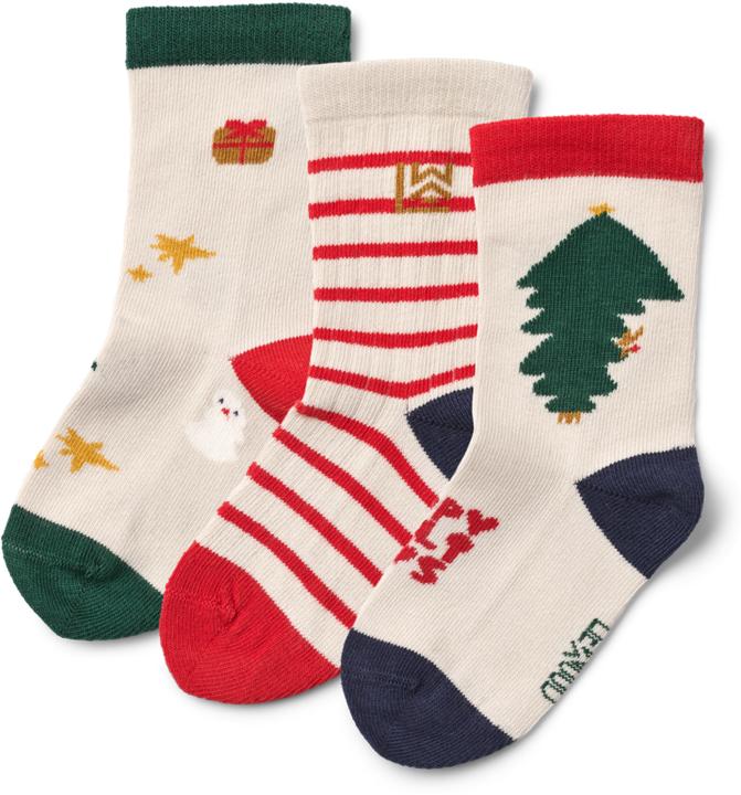 Produktbild Liewood 3Pack Socken Silas Holiday (3er Pack, 33 - 36)