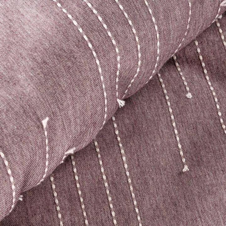 Image du produit Eurofirany TERRA COLLECTION AVINION8, 160 X 200 cm, 2 pcs. 70 X 80 cm, color : heather (Housse de couette, 160 x 200 cm)