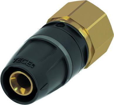 Actual product image TECE TECElogo Push transition sleeve, standard brass (Pipe coupling)