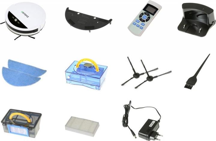 Produktbild Evolveo ROB RTX-H6 robot vacuum 0.3 L Bagless White