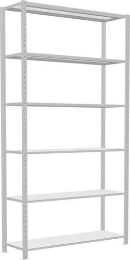 Actual product image Schulte Lagertechnik MULTIplus250 boltless basic shelving system with cross brace