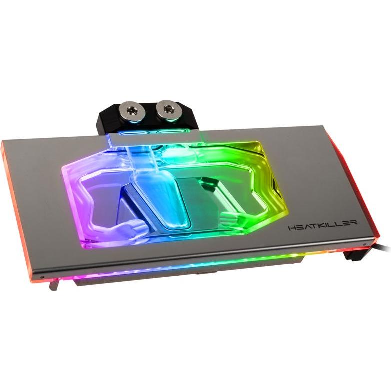 Watercool Heatkiller V für RTX 30803090, ARGB - Nickel + Acryl, GPU Wasserkühler