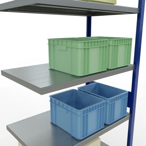 Image du produit Schulte Lagertechnik Système enfichable Élément suivant MULTIplus330 avec traverse de longueur