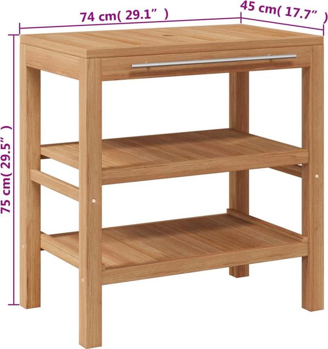 Produktbild vidaXL Jordana (74 x 45 x 75 cm)