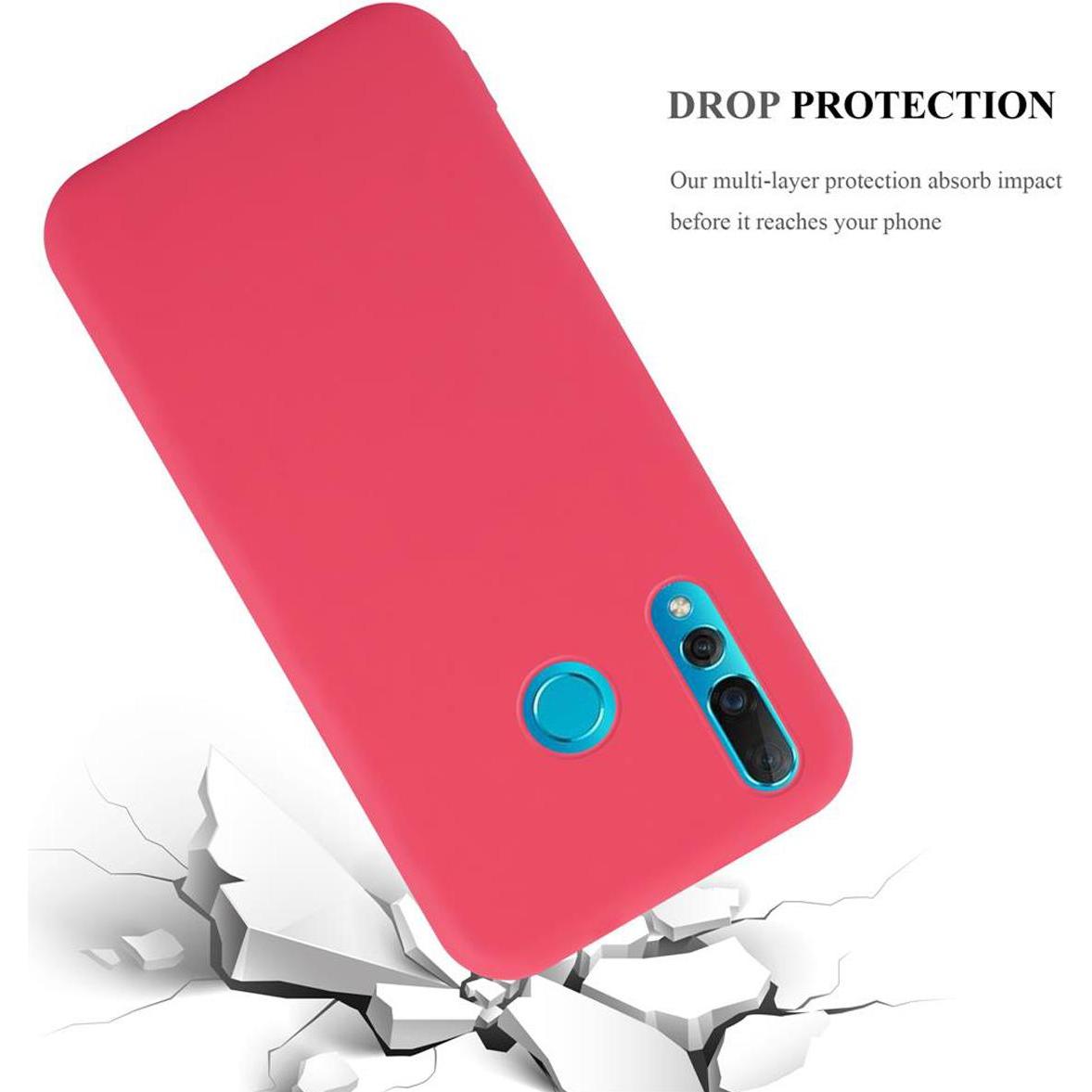 Thumbnail - Cadorabo TPU Candy Cover (Huawei Nova 4), Smartphone Hülle, Rot