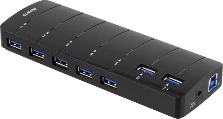 Image du produit Deltaco UH-723 (USB-C, 7 Ports)
