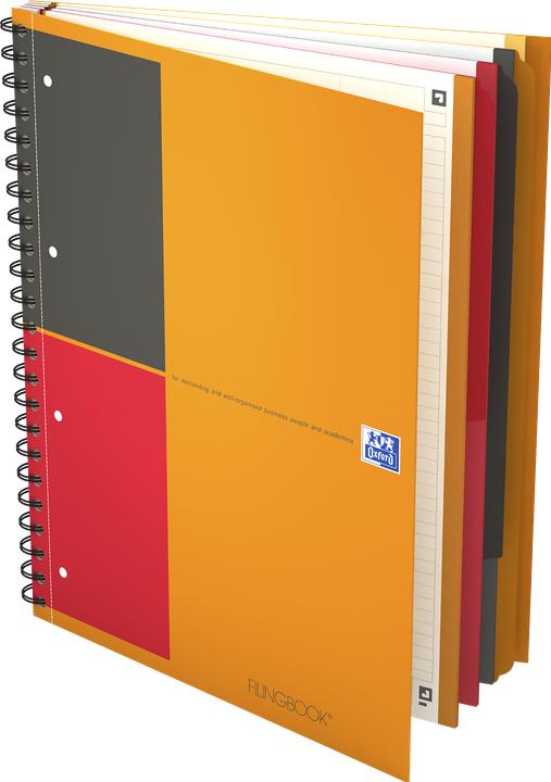 Image du produit Oxford Bloc-notes Filingbook (A4+, À rayures, Couverture rigide)